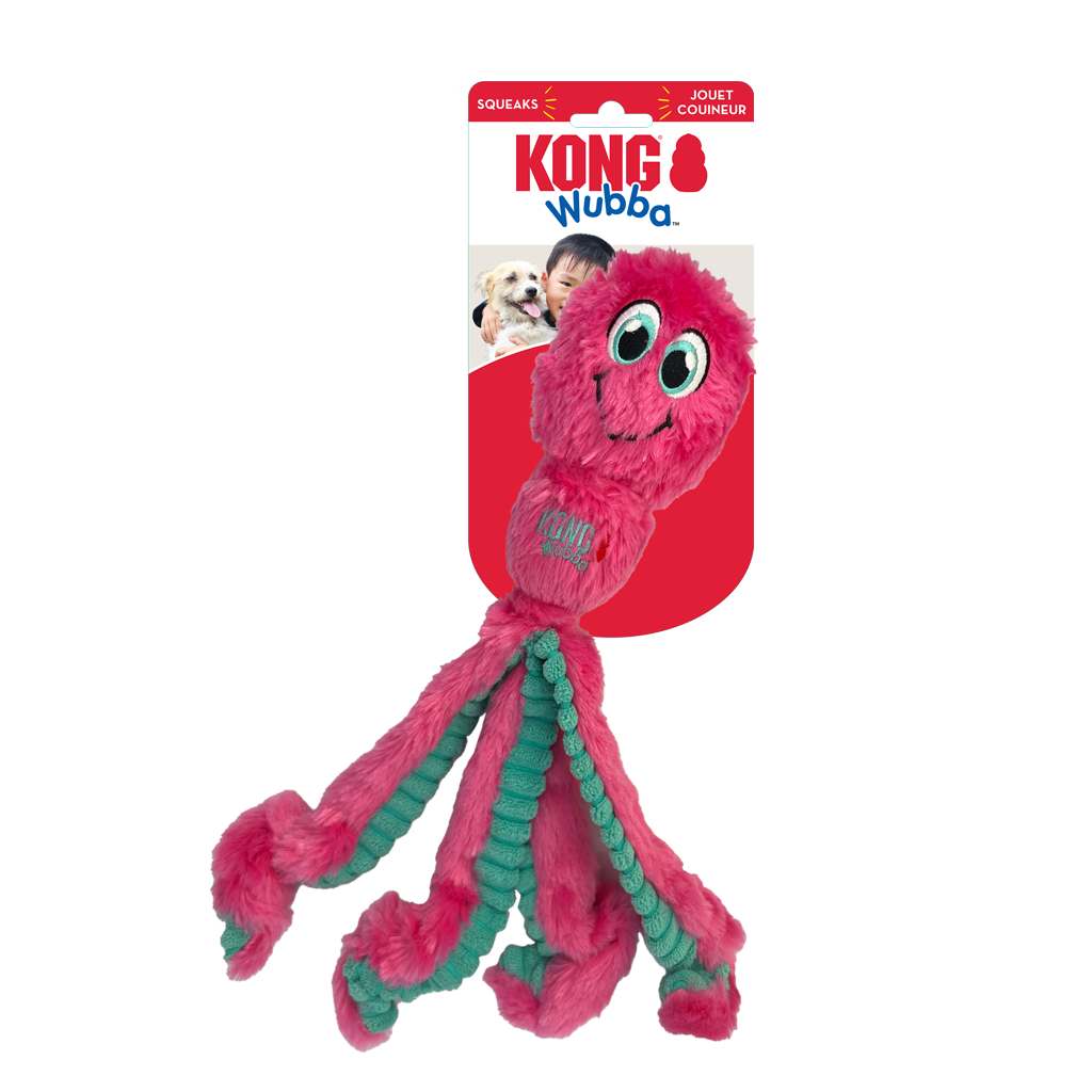 KONG Wubba Octopus Assorti
