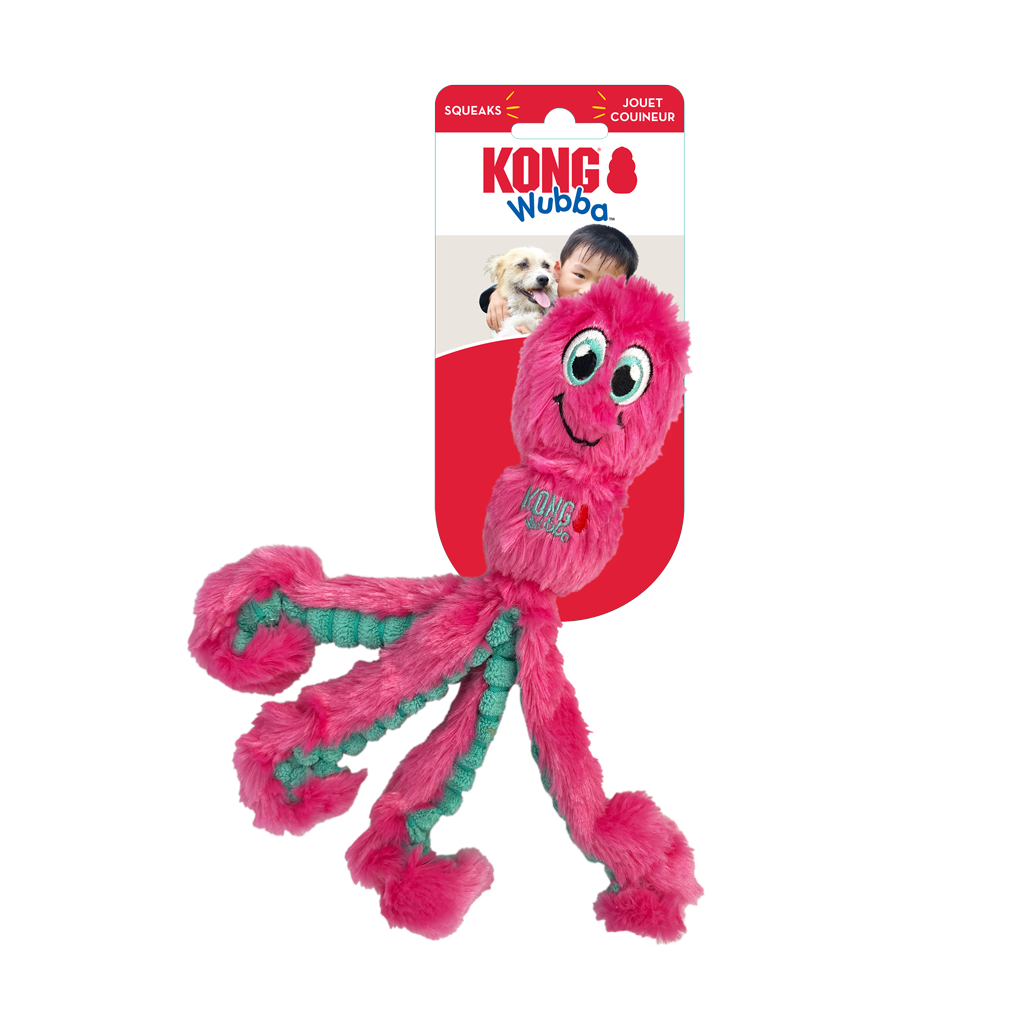 KONG Wubba Octopus Assorti