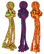 KONG Wubba Weaves with Rope Assorti L