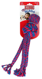 KONG Wubba Weaves with Rope Assorti L