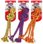 KONG Wubba Weaves with Rope Assorti L
