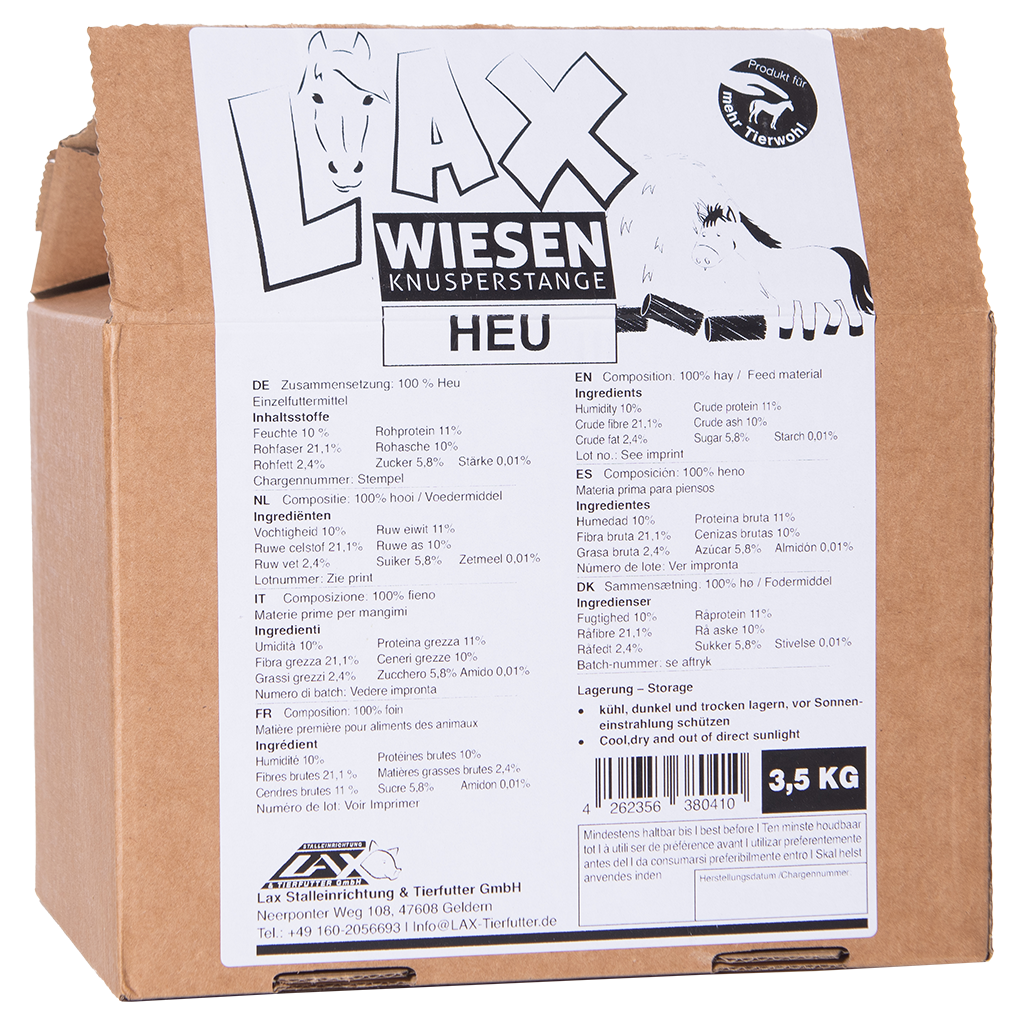 Lax Weide Knabbelblok Hooi Standaard