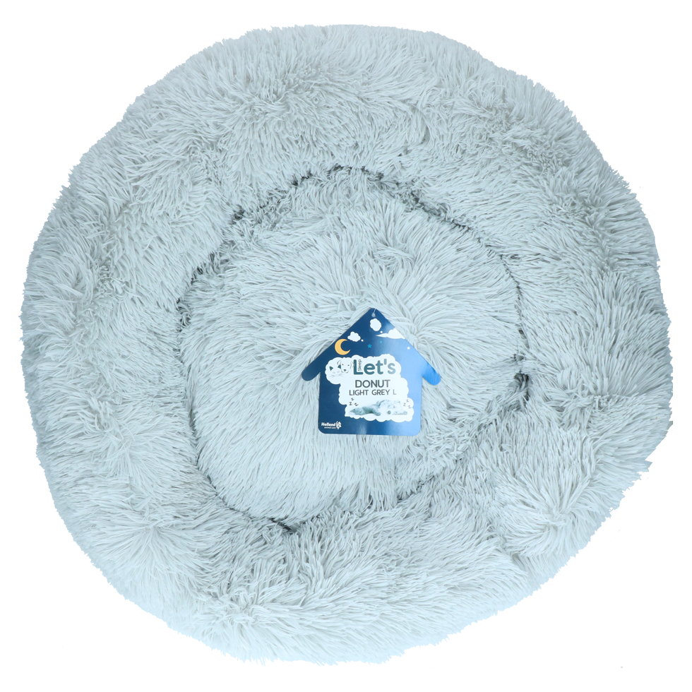 Let's Sleep Donut Lichtgrijs
