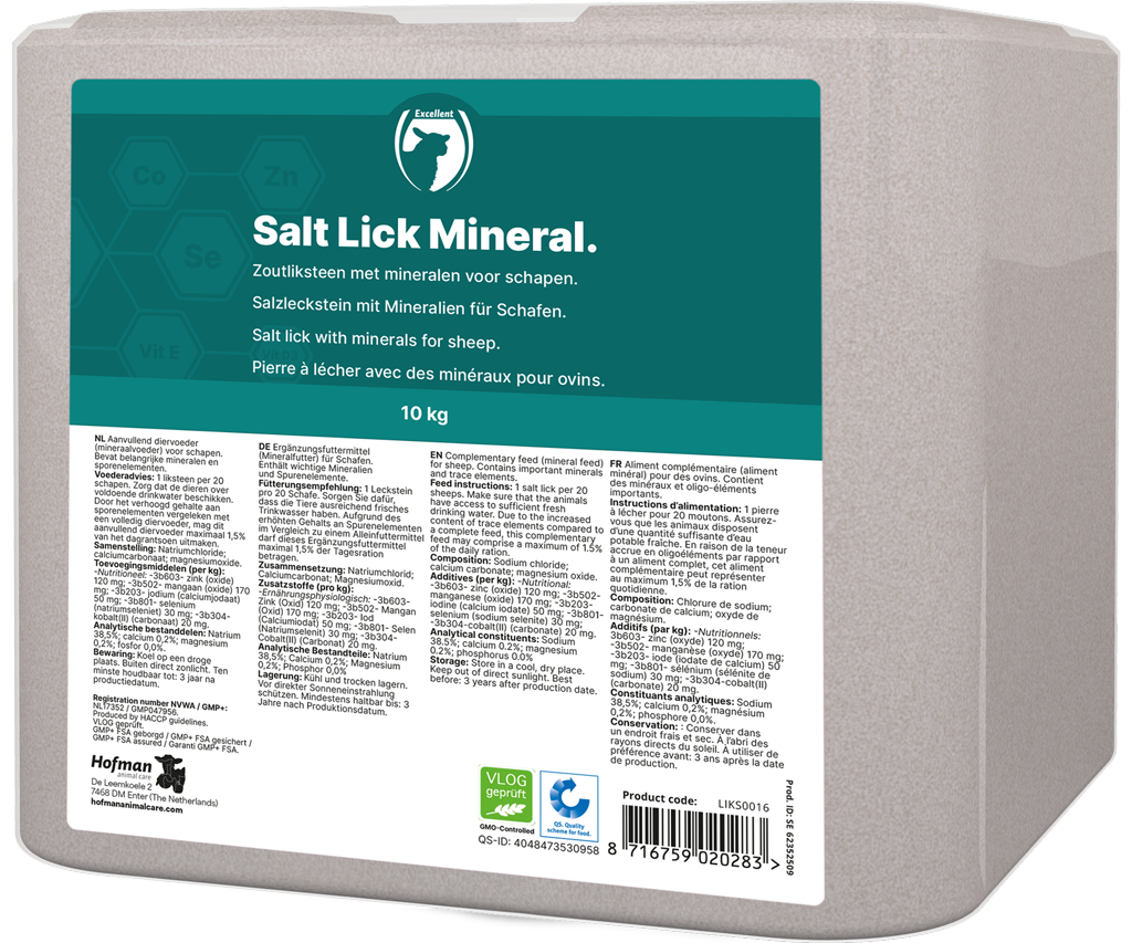 Excellent Liksteen Mineral Schaap 10 kg