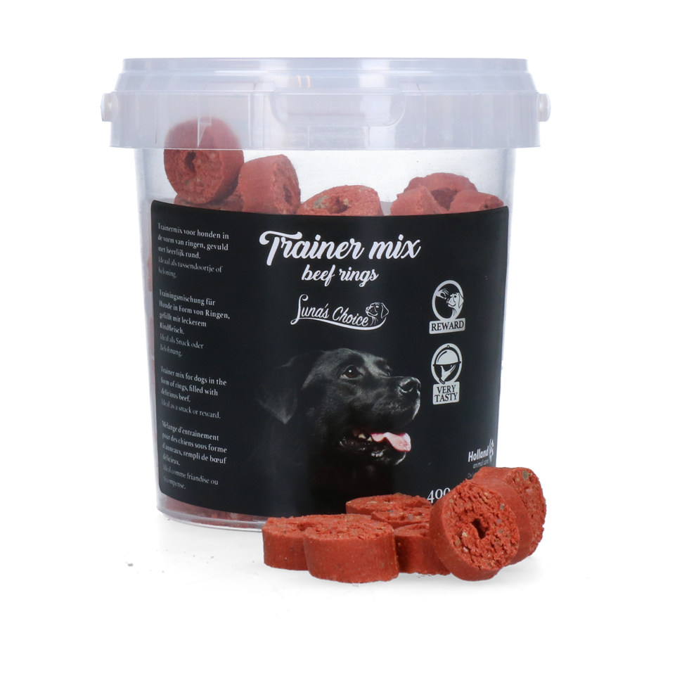 Luna's Choice Trainer Mix Rundvlees ringen Standaard