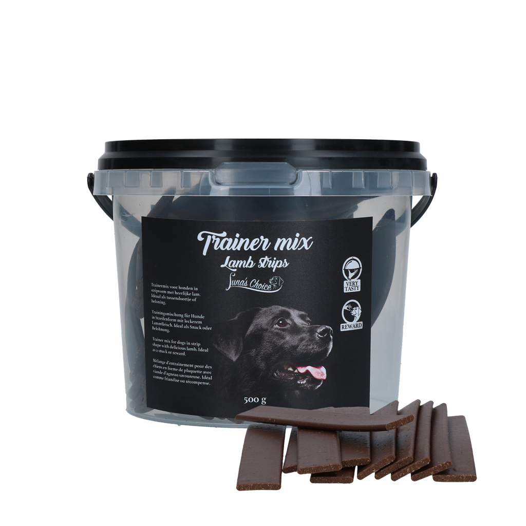 Luna's Choice Trainer Mix Lamb Strips Standaard