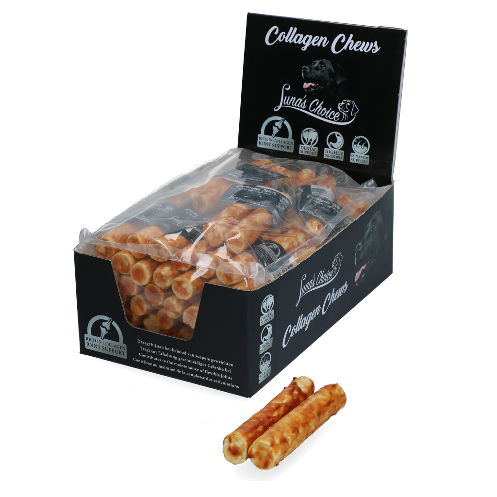 Luna's Choice Collagen Chews Stick Huhn M