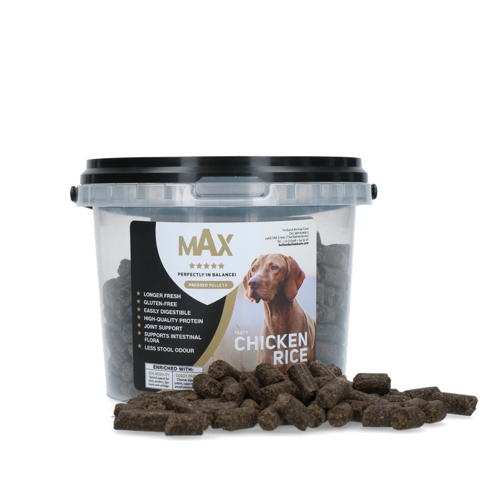 Max Adult Geperste Brokken Kip & Rijst