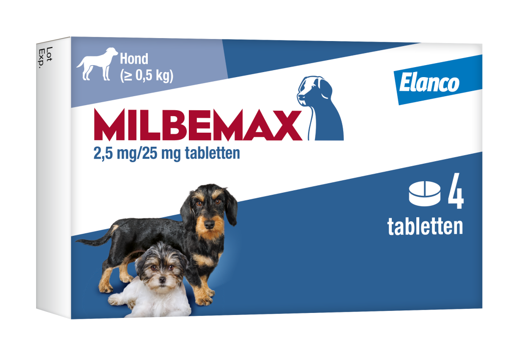 Milbemax Tabletten Puppy/Kleine hond <5kg