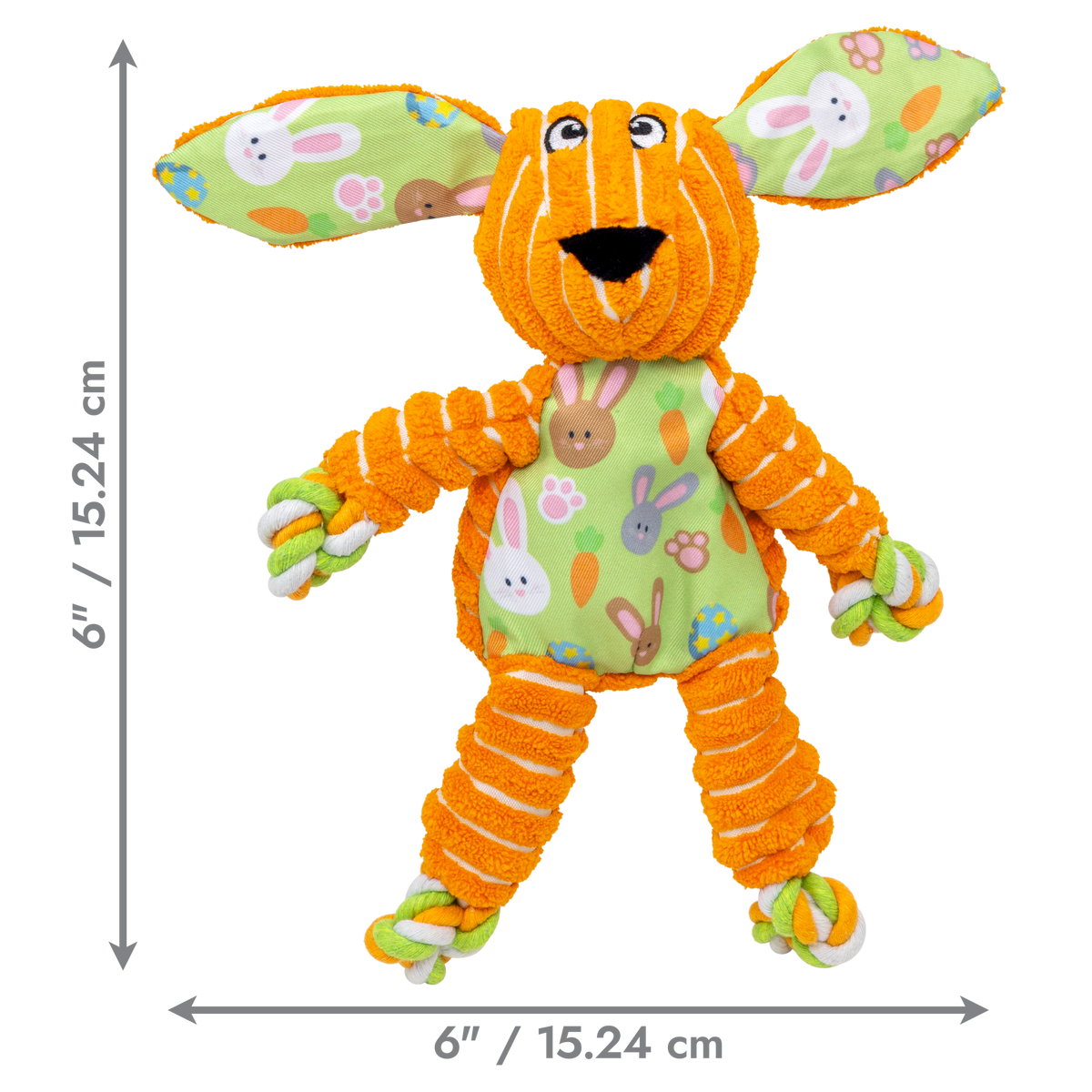 KONG Floppy Knots Orange Hase
