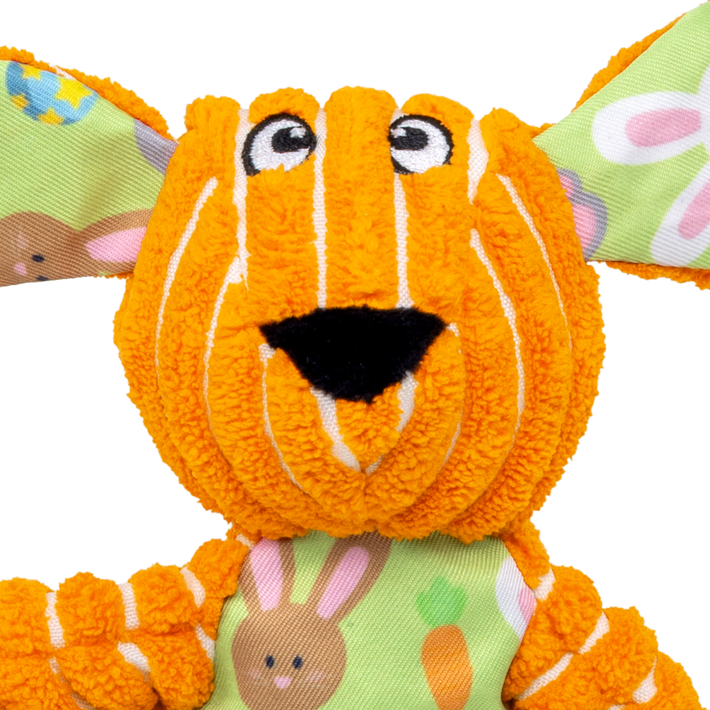 KONG Floppy Knots Orange Bunny