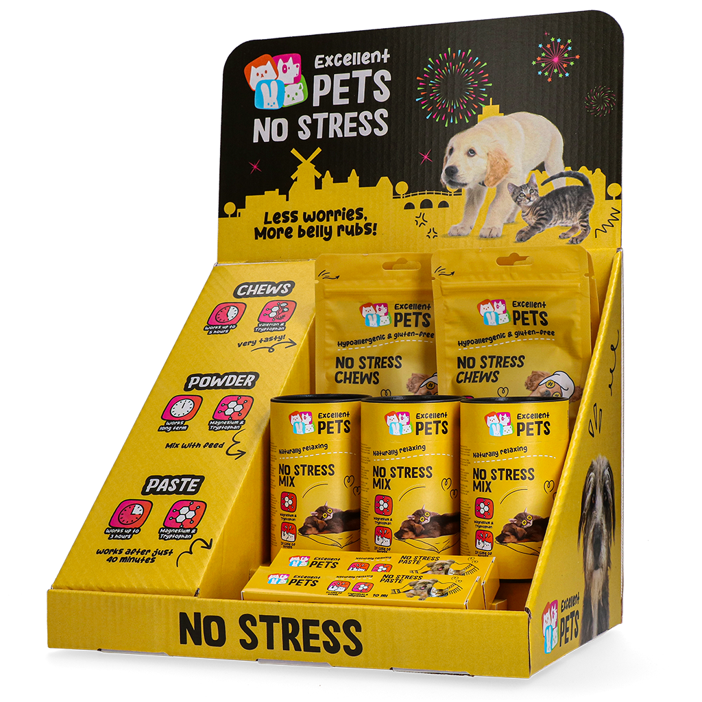 Toonbankdisplay Excellent Pets No Stress