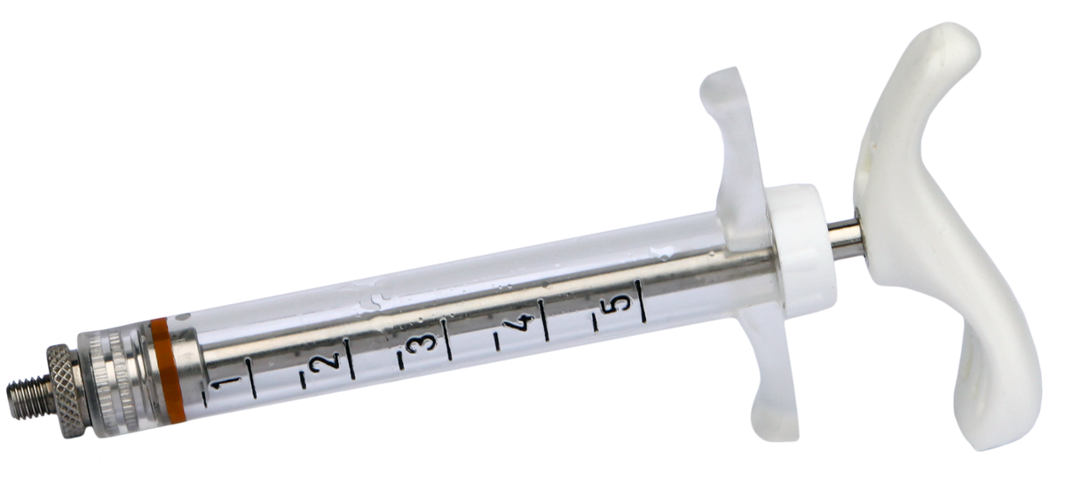 Nylon Spritze 5ml Gewindeansatz