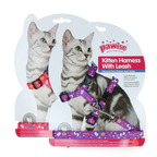 Pawise Kitten Harness With Leash Pink/Purple