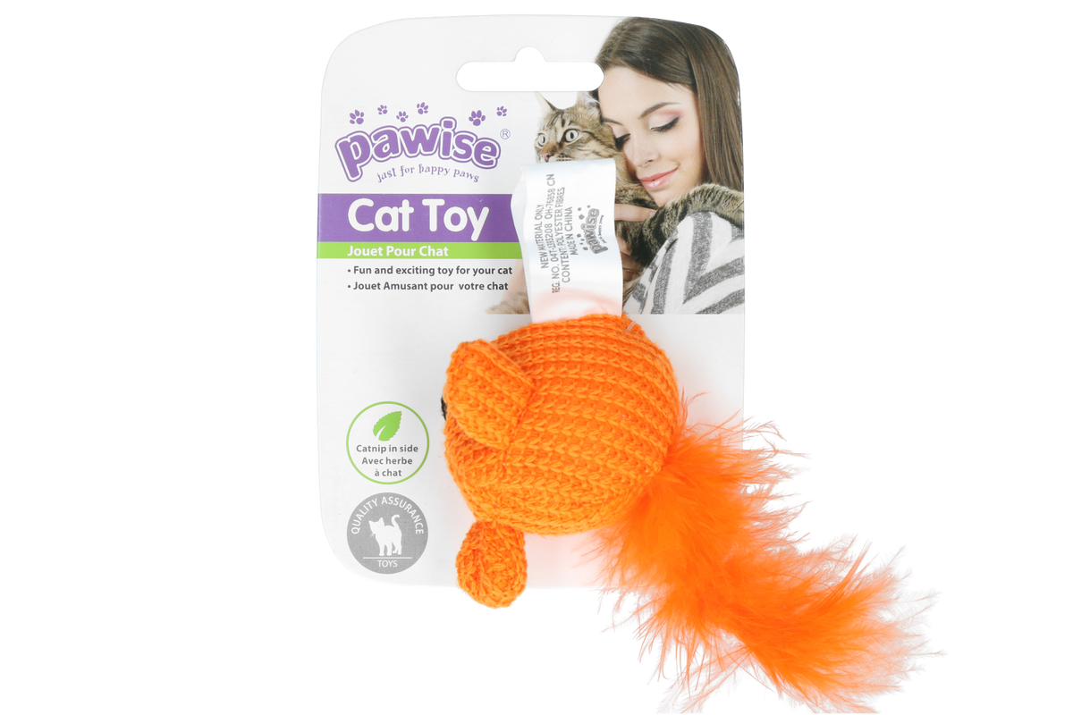 Pawise Cat Toy Wool Mouse
