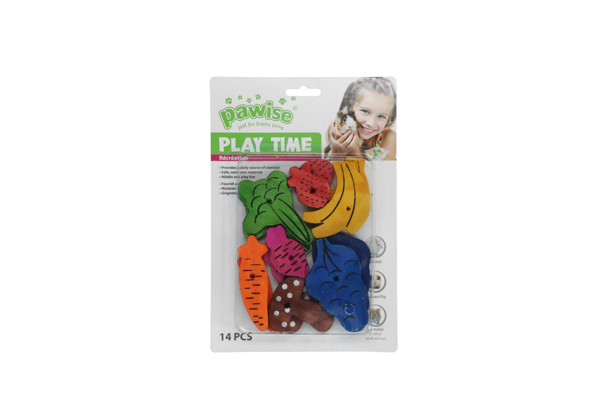 Pawise Play Time Small Pet Fruit & Veggie mix