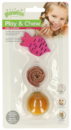 Pawise Wooden Loofah Pretty Toys No2