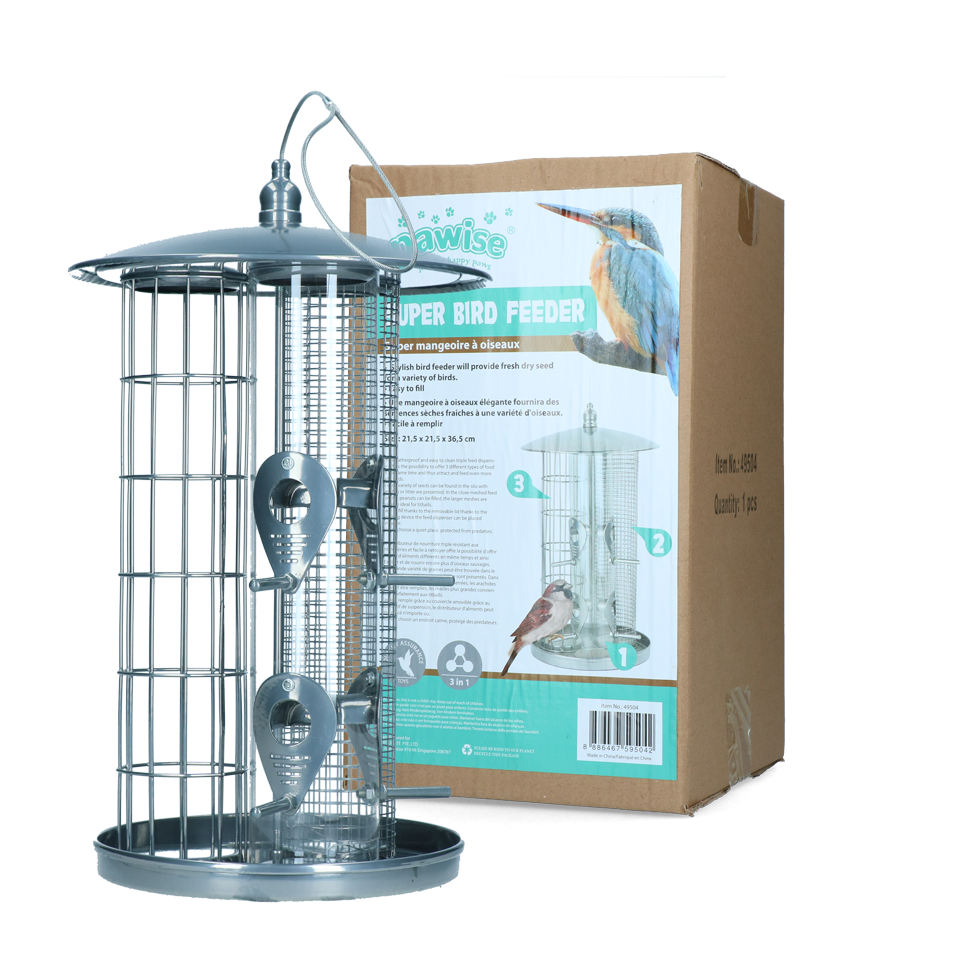 Pawise Super Bird Feeder 3 in 1