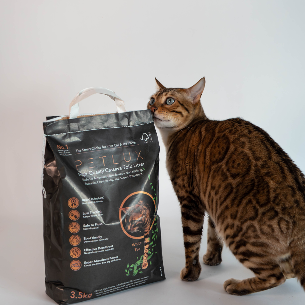 PETLUX Cassava Tofu Katzenstreu 3,5 kg