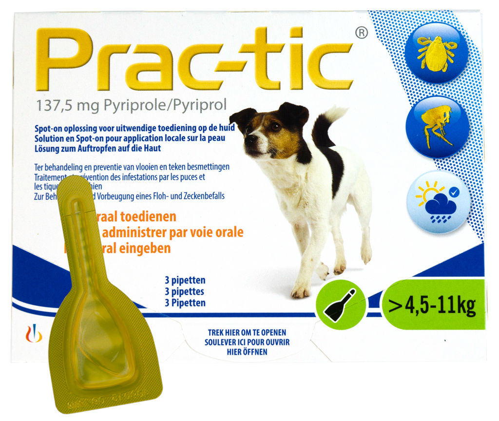 Prac-Tic Teken en vlooien druppels 4