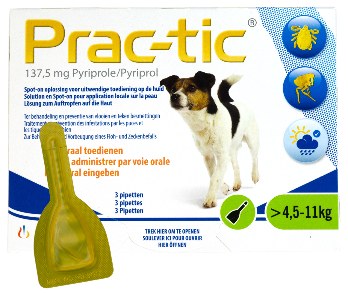 Prac-Tic Teken en vlooien druppels 4