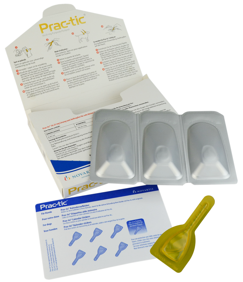 Prac-Tic Teken en vlooien druppels 11-22 kg