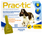 Prac-Tic Teken en vlooien druppels 11-22 kg