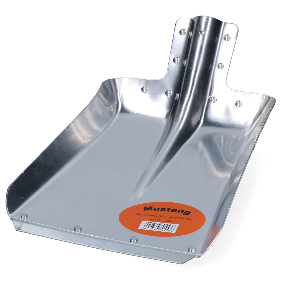 Schop Mustang aluminium los, 27 cm breed