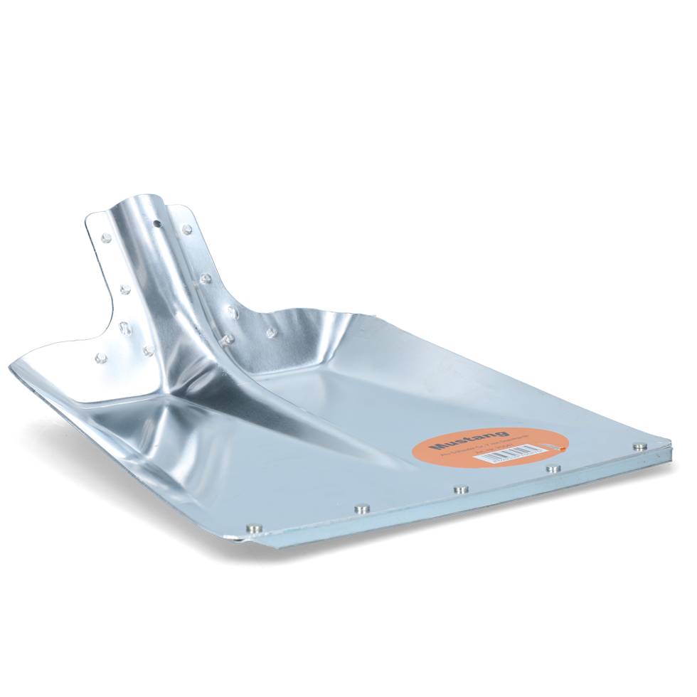 Schop Mustang aluminium los, 27 cm breed