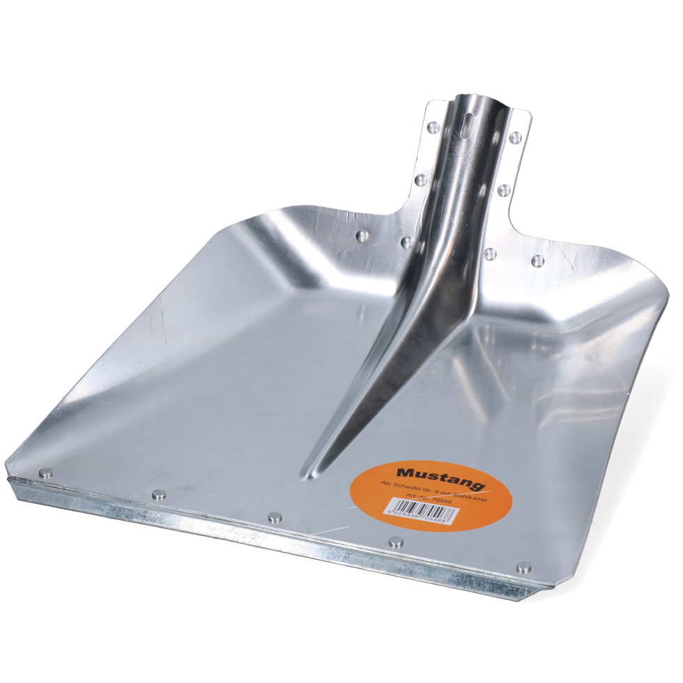 Schop Mustang aluminium los, 27 cm breed