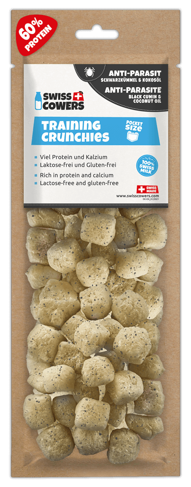 SwissCowers Cheese Crunchies Training Anti-Parasite (30 beloningen) Standaard