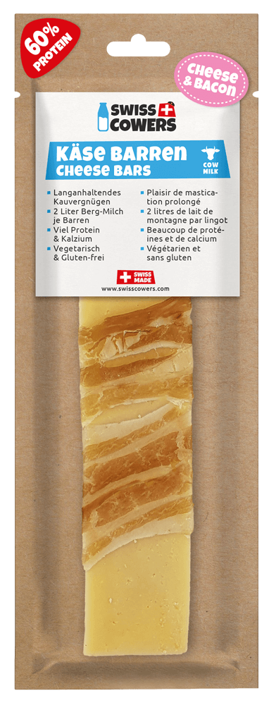 SwissCowers Cheese Bars L Bacon