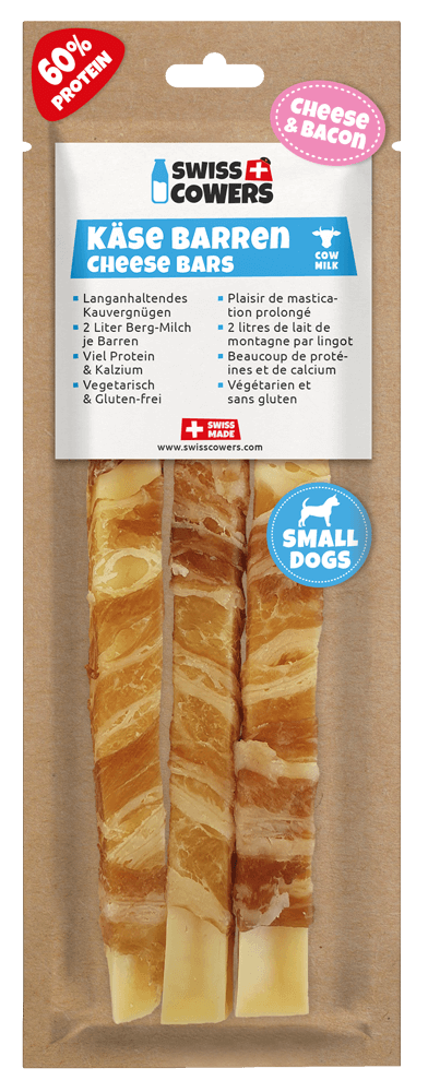 SwissCowers Cheese Bars S Bacon