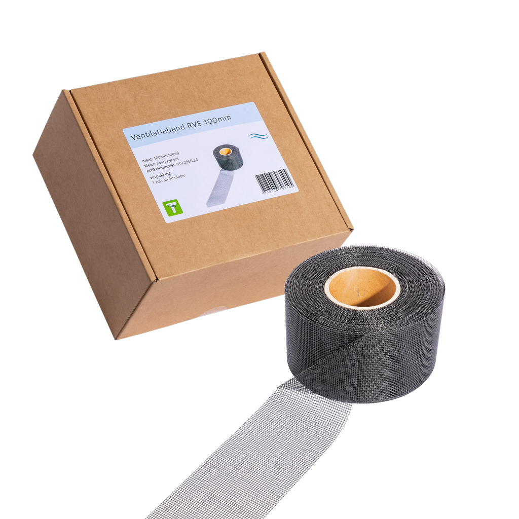 Ventilation Band Stainless Steel Black