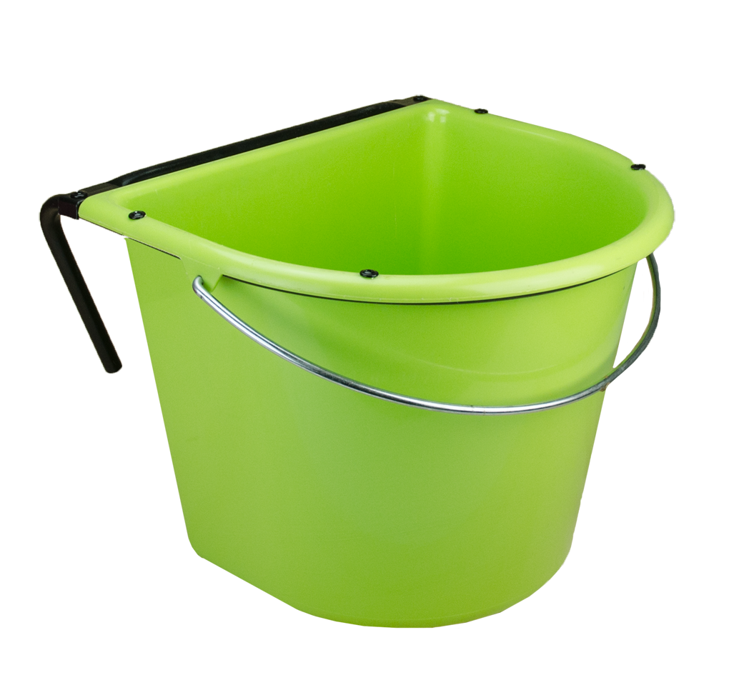 Voerbak 15 l met ophang en hengsel