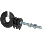 ZoneGuard Ringisolator zwart met moer (mdk)